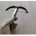 Mini Crossbow Stainless Steel Folding Rubber Band Slingshot Toy With 10 Arrows