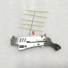 Mini Crossbow Stainless Steel Rare Gifts Novel Bowstring Toy Holds 5 Ammo